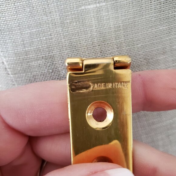 RARE Paloma Picasso XXX Gold Hardware Leather Vintage Belt 80s S fits: 26\